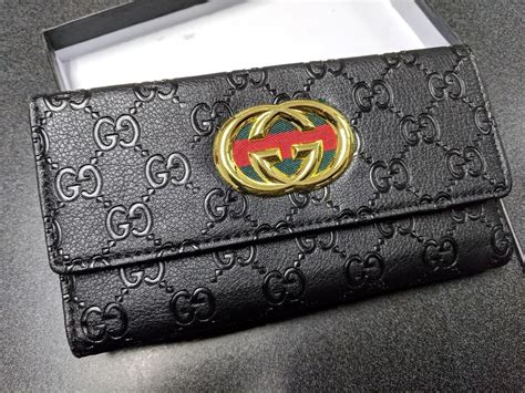 how to tell if gucci wallet is real|genuine gucci women wallet.